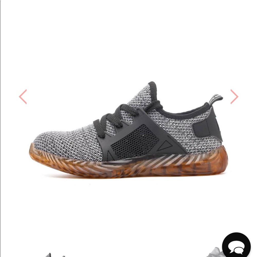 Indestructible Shoes - Ryder gray work sneakers meant to protect your feet! New!